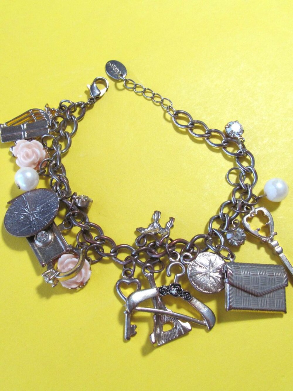 Vintage Claire's charm bracelet